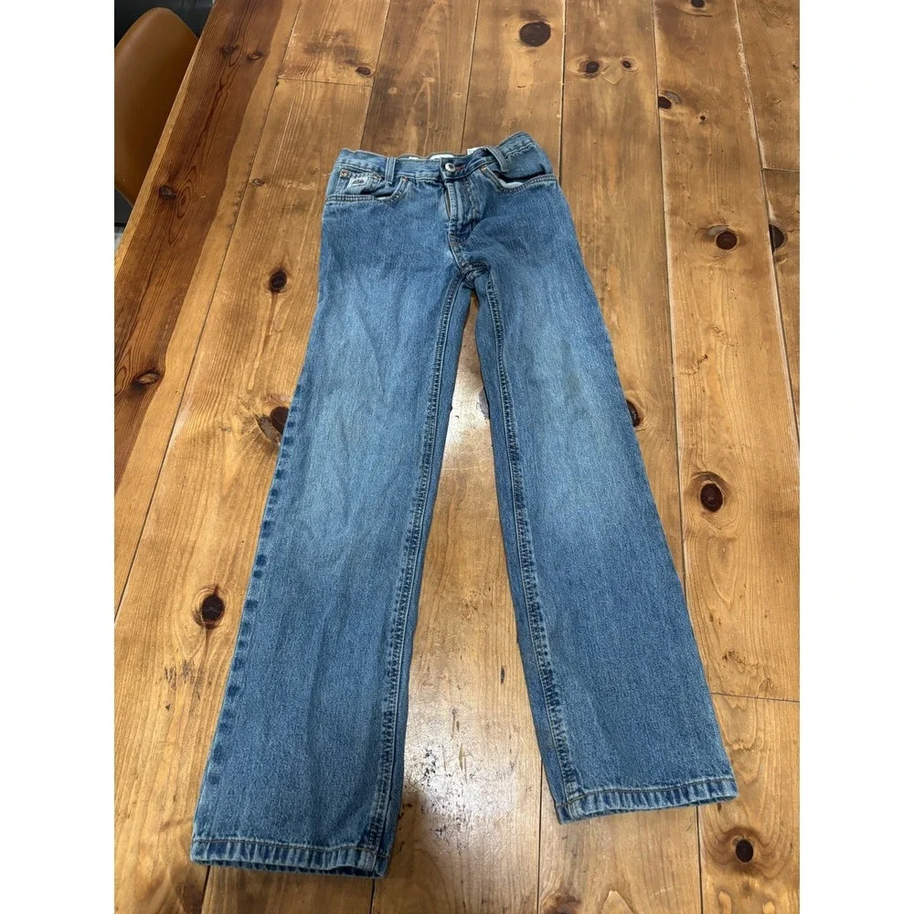 Cinch Boys Blue Denim Jeans Size 12S Straight Leg Western Style